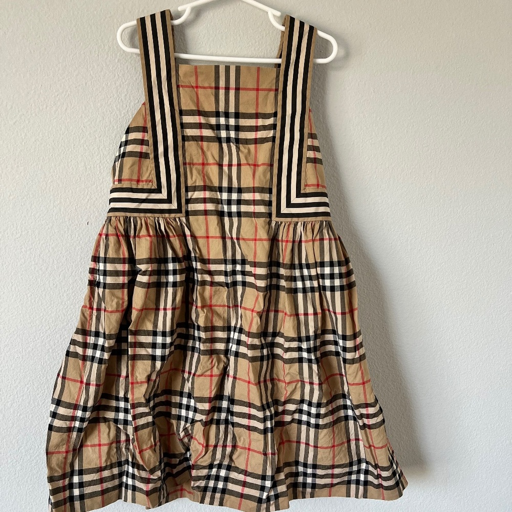 Kids Size 10 Authentic Burberry Girl's Astrid Dress Vintage Check Kids Children